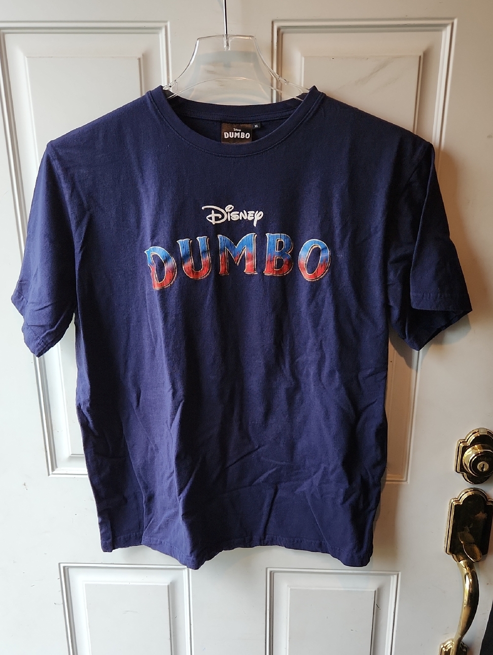 Disney Navy Dumbo Graphic Short Sleeve Tee Size XL